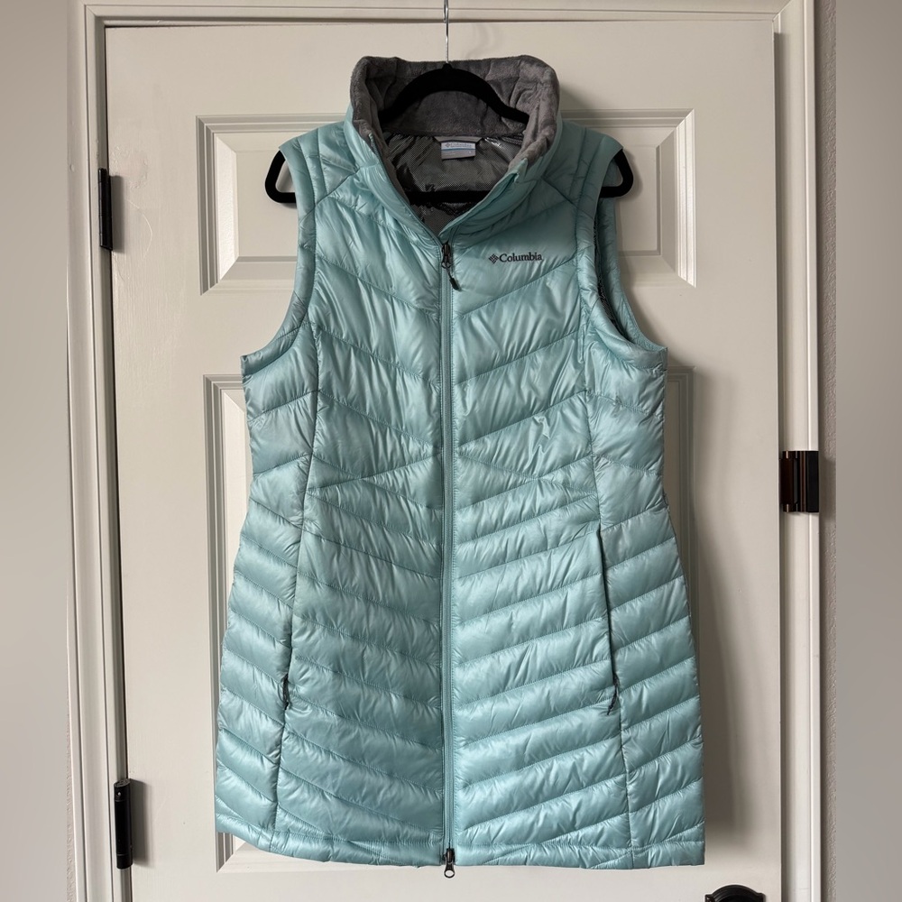 Columbia Women's Aqua Quilted Vest, Omni Heat, Size L